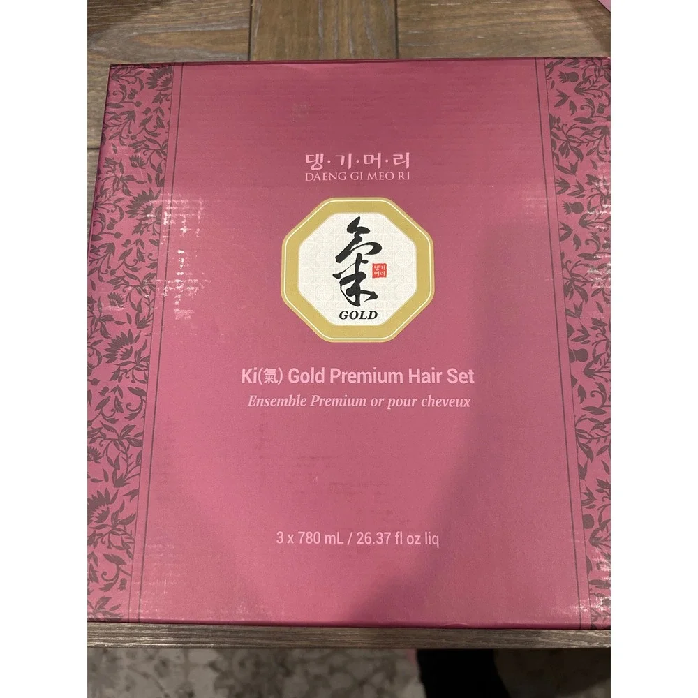Daeng Gi Meo Ri Gold Ki Gold Premium Hair Set 3x780ml